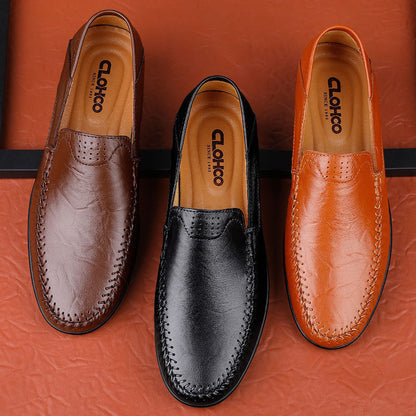 Cowhide Men's Business Casual Leather Shoes