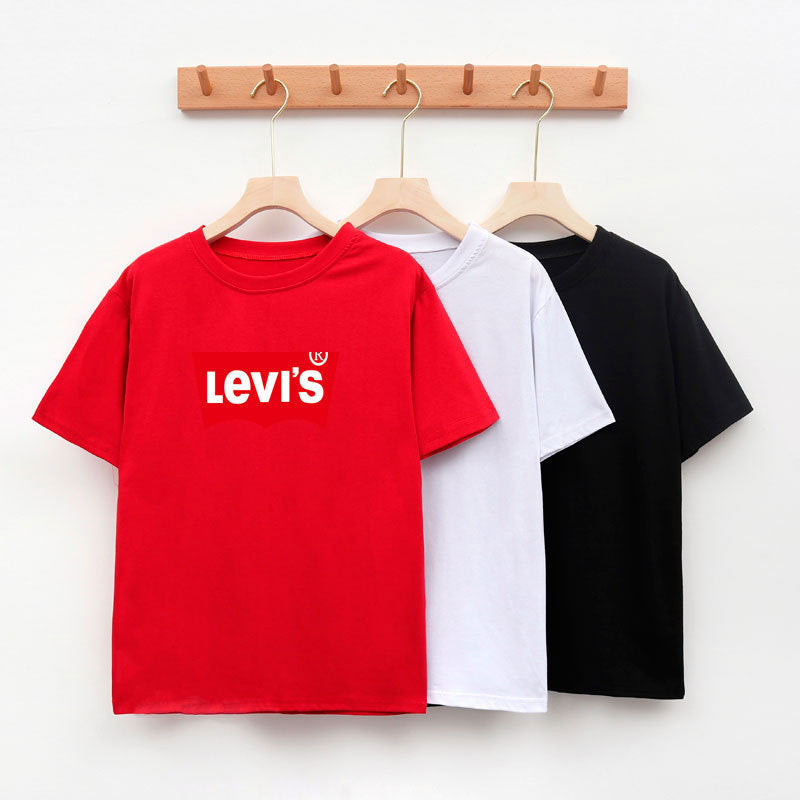 Loose couple suit women short sleeve T-shirt
