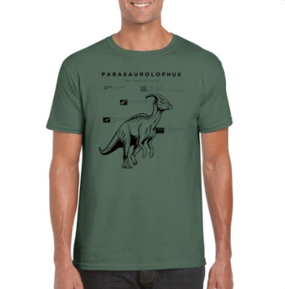 Dinosaur Print Short-sleeved Team Uniform European And American Fabrics