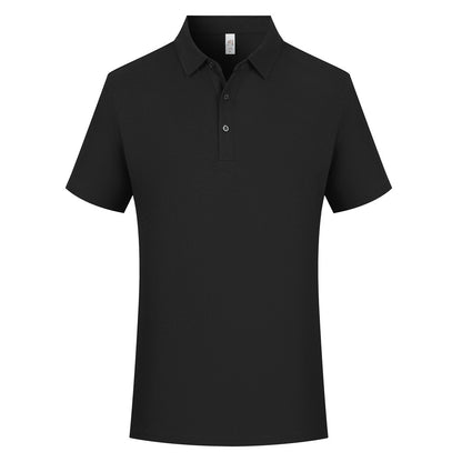 Male Solid Color 40 Solona Pearl Cotton Polo Shirt