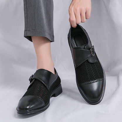 Breathable Pointed Toe Casual Sandals Casual Leather Shoes