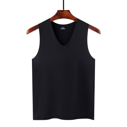 Summer Men's Seamless Ice Silk Vest