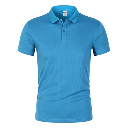 Quick-drying Polo Collar Work Clothes Simple And Comfortable Polo Shirt