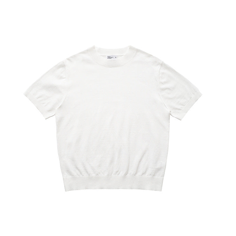 Fanio Velvet Shoulder Short-sleeved T-shirt