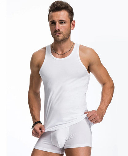 Men's Cotton Sleeveless Breathable Fitness Vest
