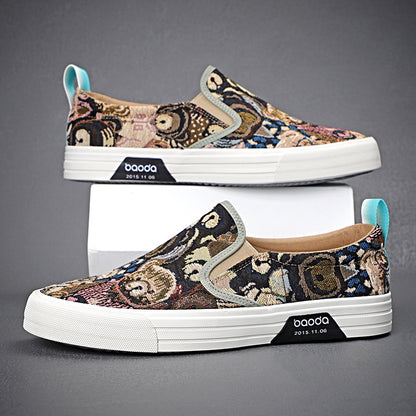 Breathable Trendy Shoes Slip-on Lazy Classic Versatile Sneakers