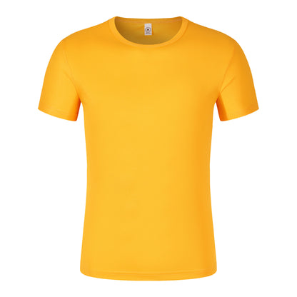 Sports Small Square Quick-drying Solid Color Short-sleeved Men's T-shirt