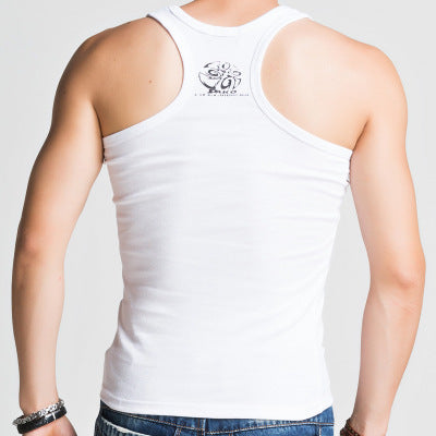 Men's Racer Vest Men's Cotton Stretch Vest Slim Fitness Vest