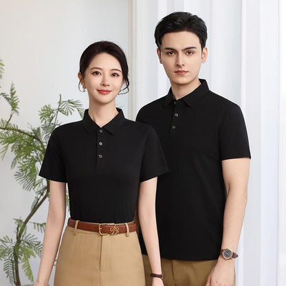 Polo Collar Work Clothes Culture Enterprise Short Sleeve