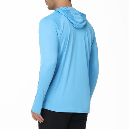 Hooded Sun-proof Top Households UV Quick-drying Shirt Long Sleeve