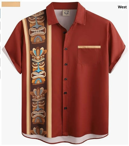 Men's Cardigan Plus Size Short Sleeve