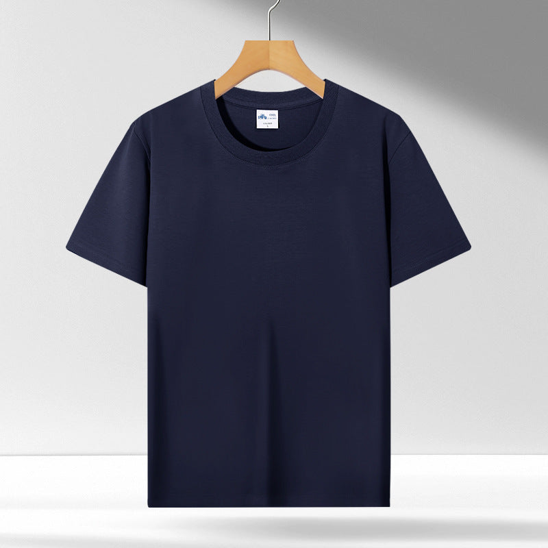 Liquid Ammonia Cotton Cool Feeling Short-sleeved Shirt