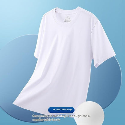 Ice Skin-friendly Short Sleeve Absorb Sweat Running Breathable