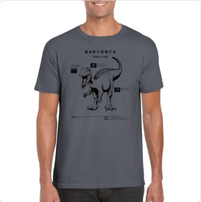 Dinosaur Print Short-sleeved Team Fabrics