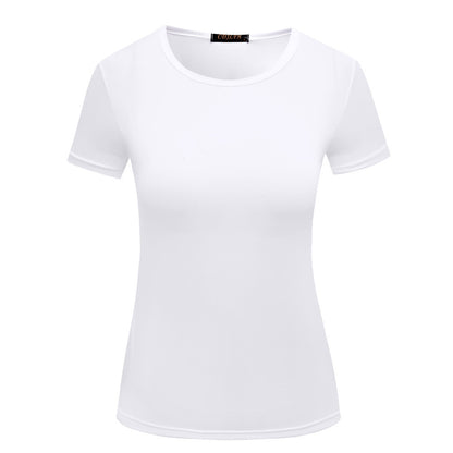 Fashionable Women's Solid Color Casual Short Sleeved Shirt