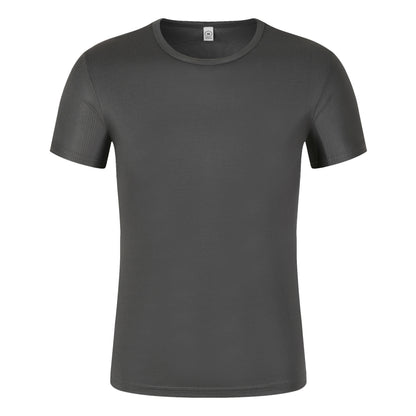 Sports Small Square Quick-drying Solid Color Short-sleeved Men's T-shirt