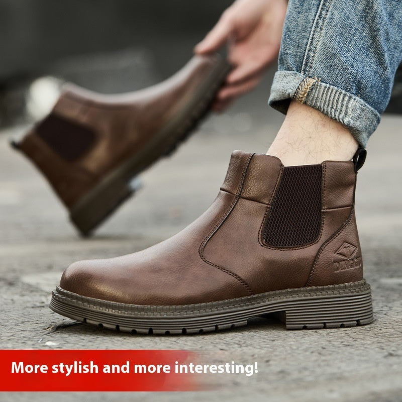 Men's High-top Labor Protection Shoes