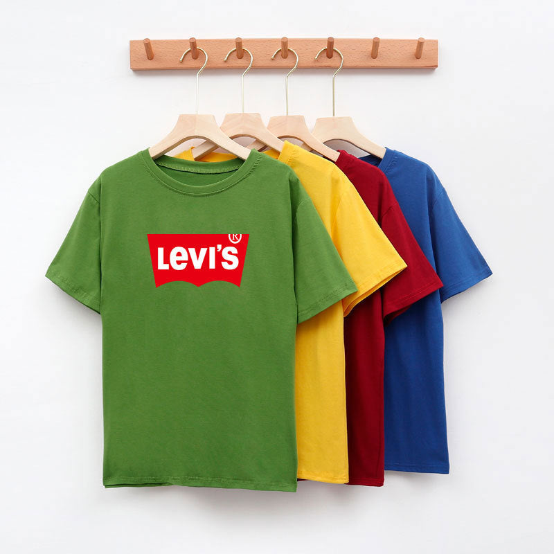 Loose couple suit women short sleeve T-shirt