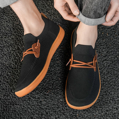 Breathable Mesh Surface Flying Woven Sports Casual Shoes Trendy Running Shoes