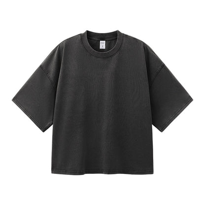 Men's Cotton Washed-out Vintage Trendy Brand T-shirt