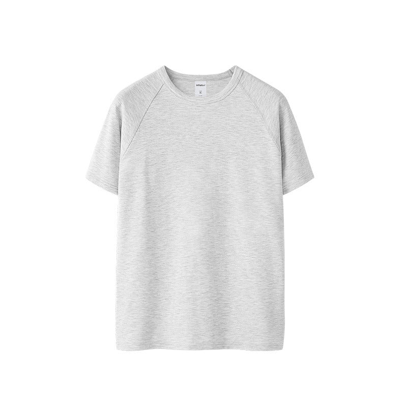 Stretch Tight Navy T-shirt Vest American Heavy Slim Short Sleeve