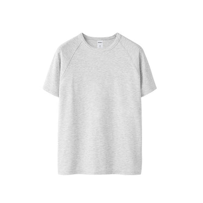 Stretch Tight Navy T-shirt Vest American Heavy Slim Short Sleeve