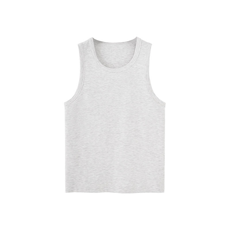 Stretch Tight Navy T-shirt Vest American Heavy Slim Short Sleeve