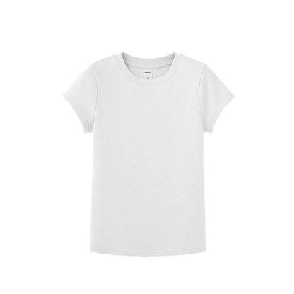Stretch Tight Navy T-shirt Vest American Heavy Slim Short Sleeve