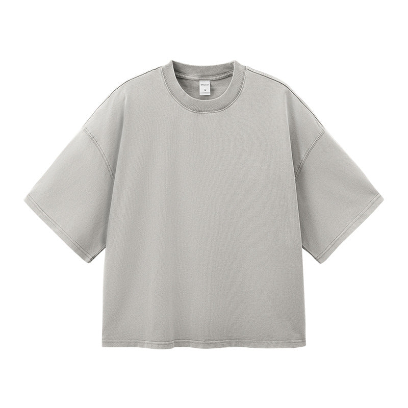 Men's Cotton Washed-out Vintage Trendy Brand T-shirt