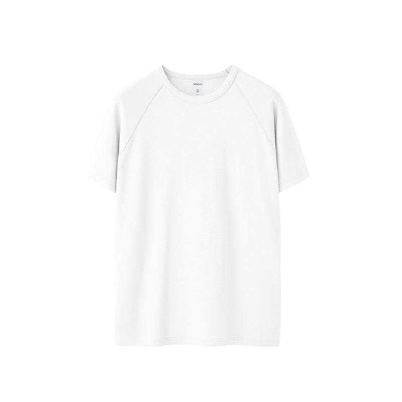 Stretch Tight Navy T-shirt Vest American Heavy Slim Short Sleeve