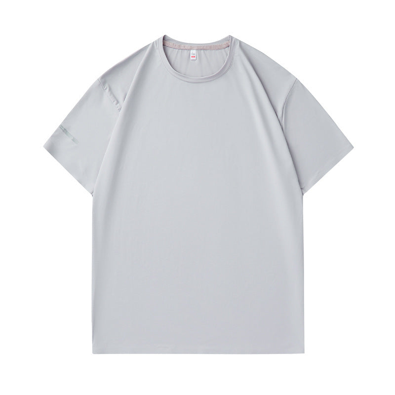 Seamless Nylon High-end Quick-drying T-shirt Round Neck Cool Feeling