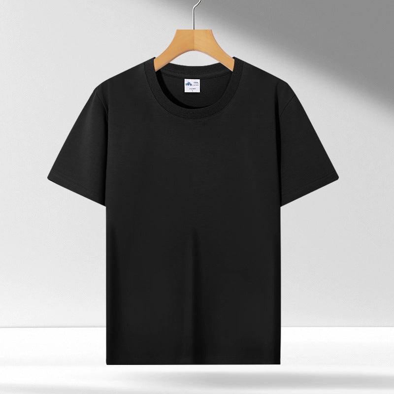 Liquid Ammonia Cotton Cool Feeling Short-sleeved Shirt