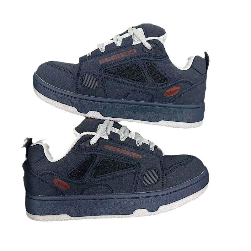 Lightweight Trendy Suede Patchwork Retro Bread Shoes