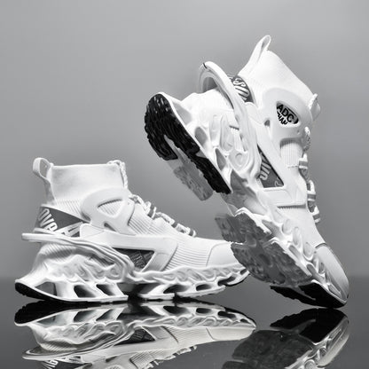Ultra-light Shock-absorbing Running Blade Fly-knit Sneakers