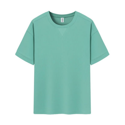Waffle Heavy Short-sleeved T-shirt For Men