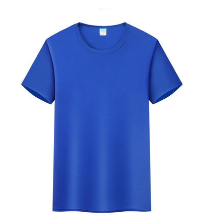 Running Fitness Short Sleeve Ice Silk Round Neck Quick-drying T-shirt