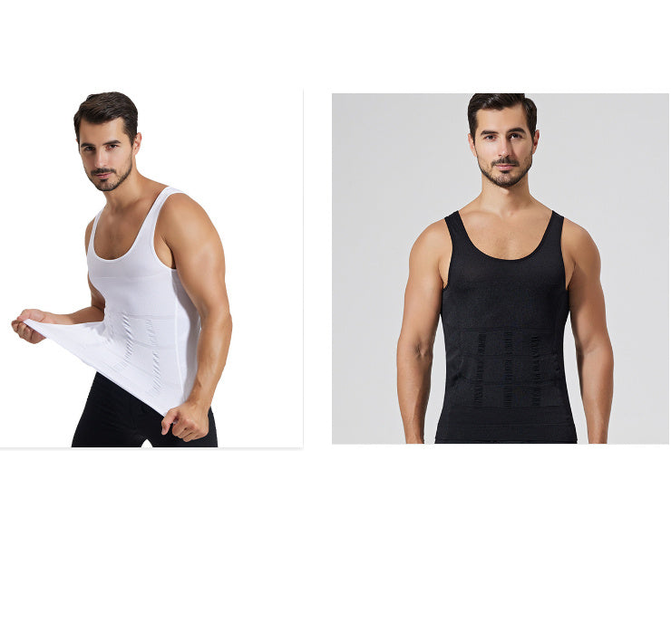 Sports Fitness I-shaped Men's Vest Shapewear