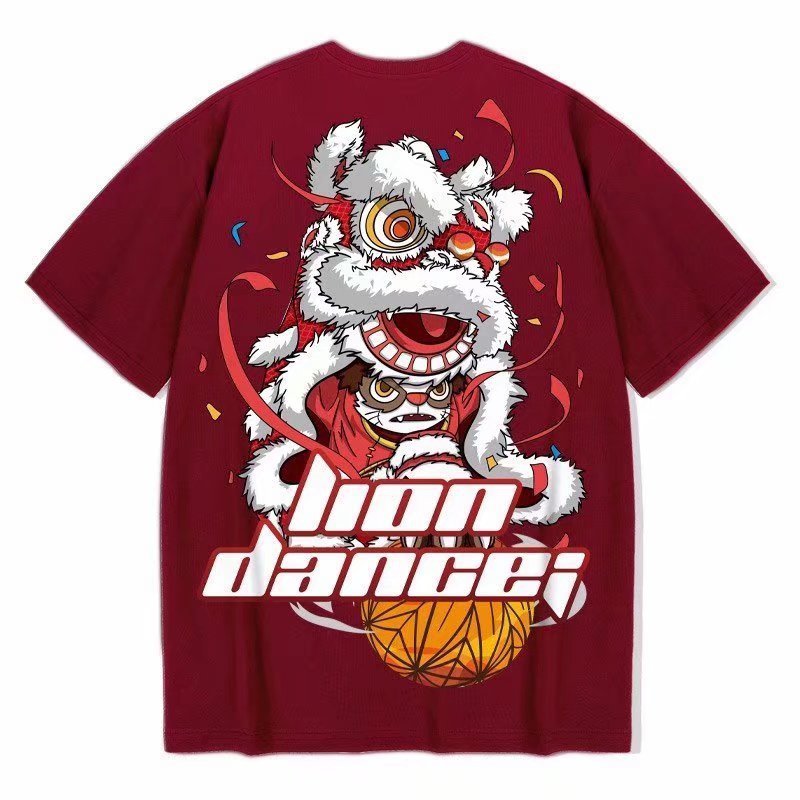 National Fashion Fat Short-sleeved T-shirt Summer Ins Fashion