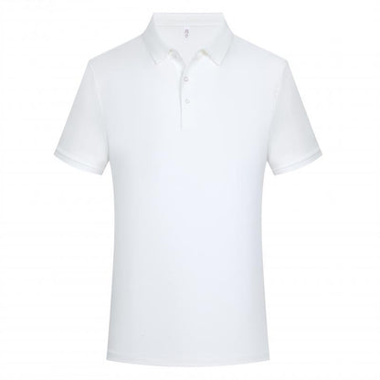 Male Solid Color Lapel Polo Shirt Lapel