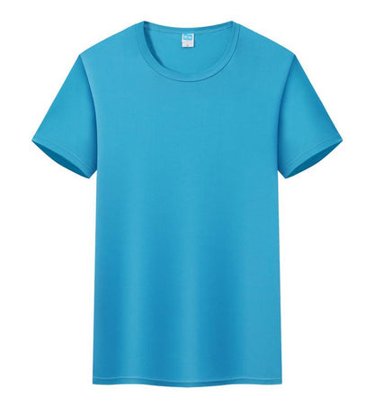 Running Fitness Short Sleeve Ice Silk Round Neck Quick-drying T-shirt