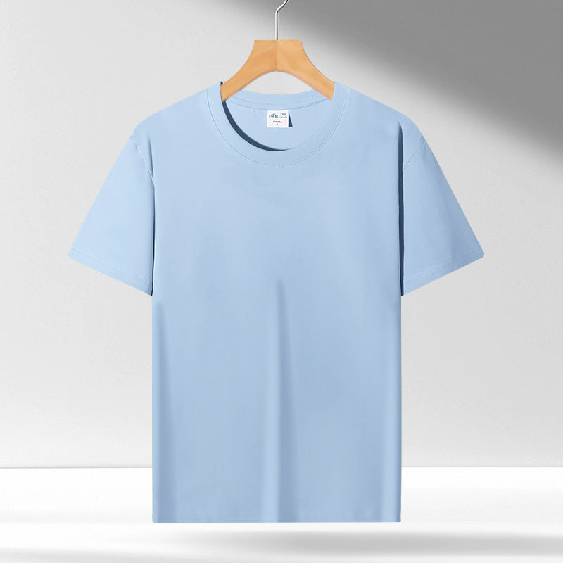 Liquid Ammonia Cotton Cool Feeling Short-sleeved Shirt