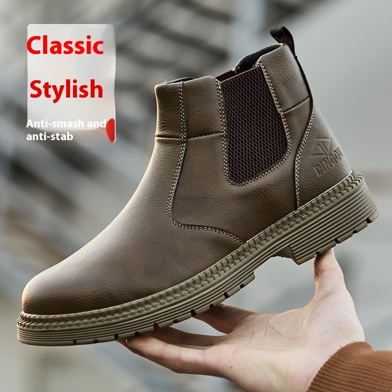 Men's High-top Labor Protection Shoes