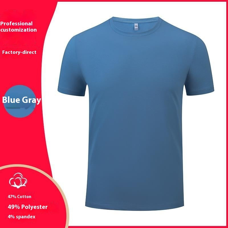 Washed Cotton Beaded Round Neck T-shirt
