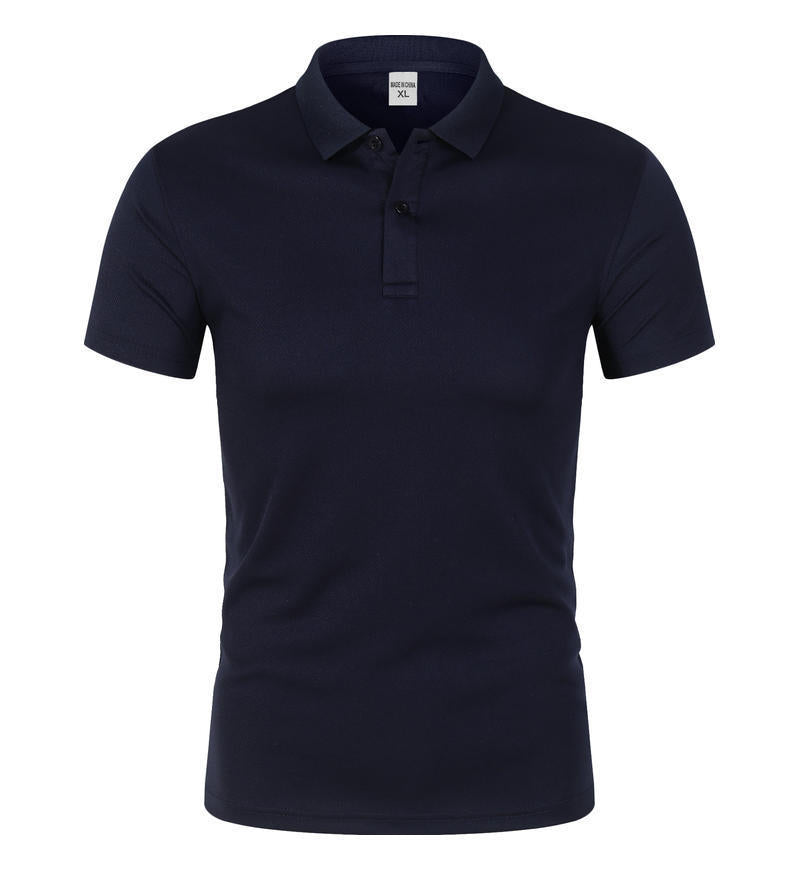 Quick-drying Polo Collar Work Clothes Simple And Comfortable Polo Shirt