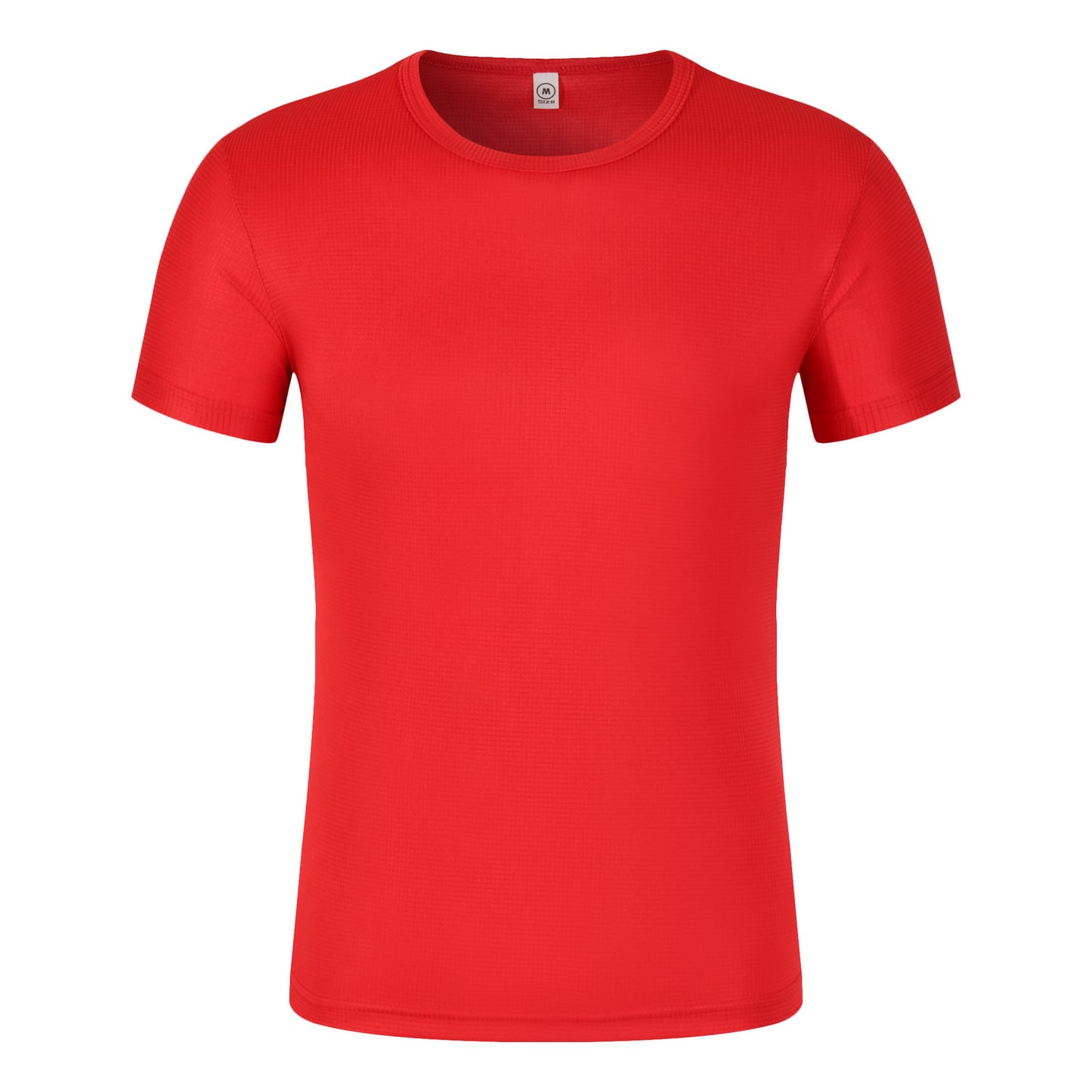 Sports Small Square Quick-drying Solid Color Short-sleeved Men's T-shirt