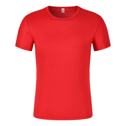 Sports Small Square Quick-drying Solid Color Short-sleeved Men's T-shirt
