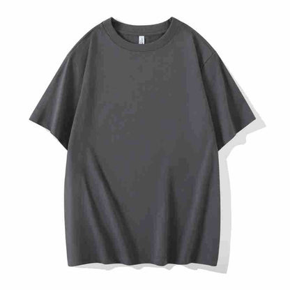 230g Heavy T-shirt Double Yarn Solona Round Neck Bottoming Shirt American Drop Shoulder