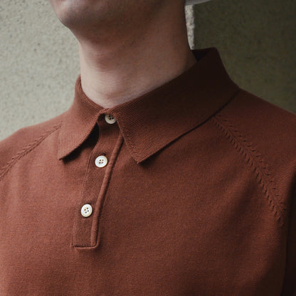 Retro Knitted Cotton Short-sleeved T-shirt