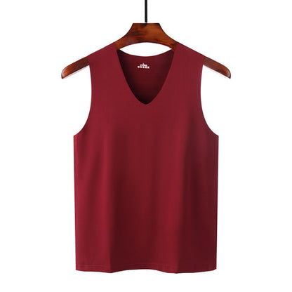 Summer Men's Seamless Ice Silk Vest