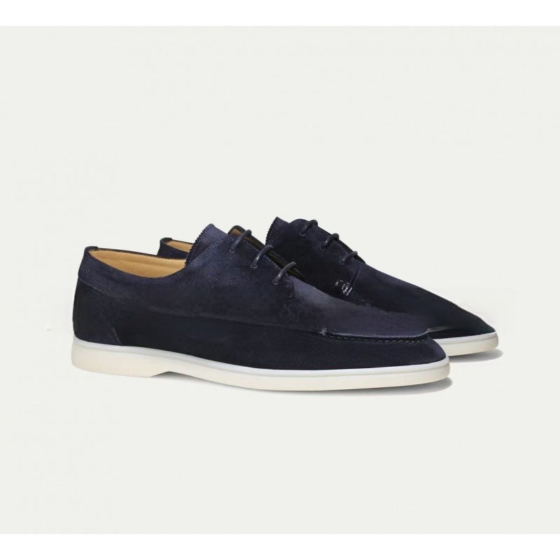 Summer New Foreign Trade Style European And American British Lace Up Men's Plus Size Casual Men's Shoes